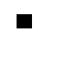 A solid black square.