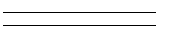 Two continuous horizontal parallel lines.
