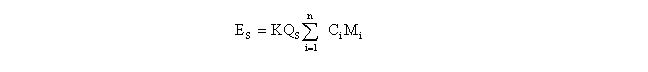 Equation for calculating the VOC mass emissions rate for a gas stream tested by USEPA method 18.