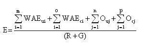 Equation for calculating VOC emissions factor to demonstrate compliance for continuous lamination/casting operations.